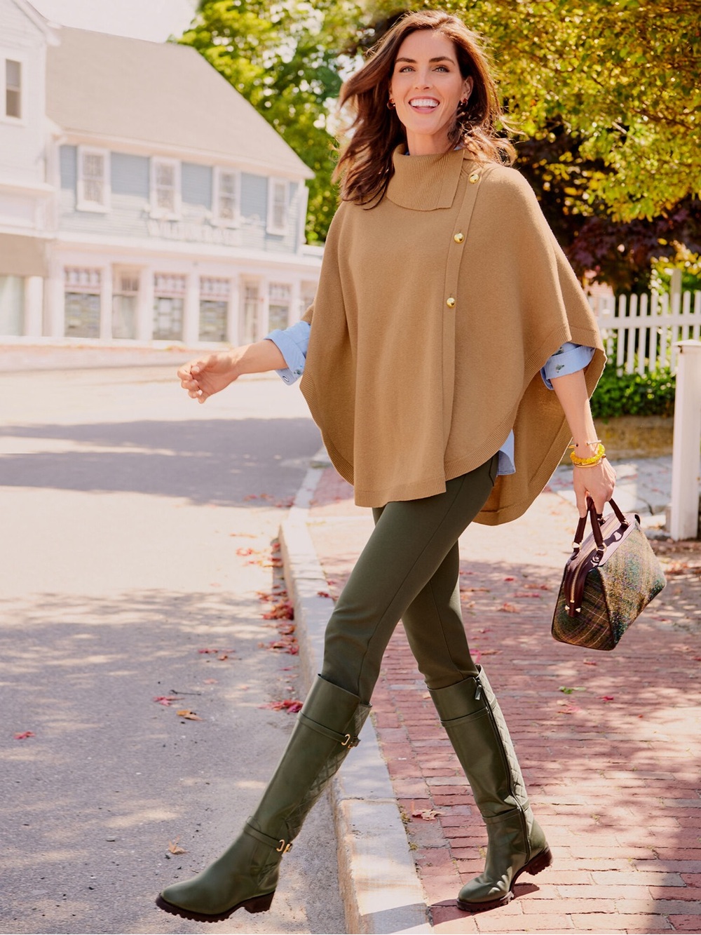 Talbots cape poncho